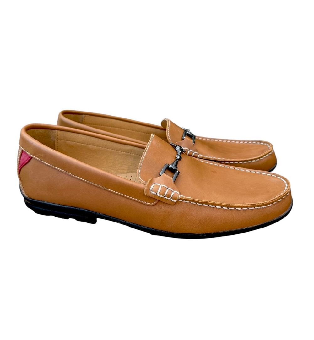 FootJoy Men’s 13 M Tan Leather Bit Loafers Driving Moccasins NWOB